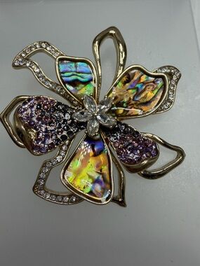 Floral brooch by Anne Klein